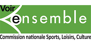 Logo association voir ensemble sur fond vert